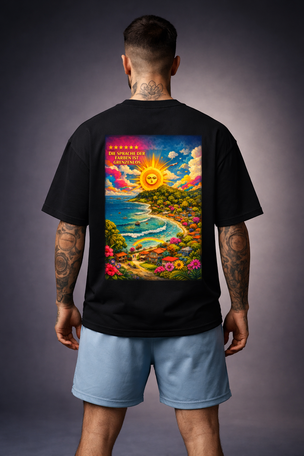 Farben Oversized Shirt