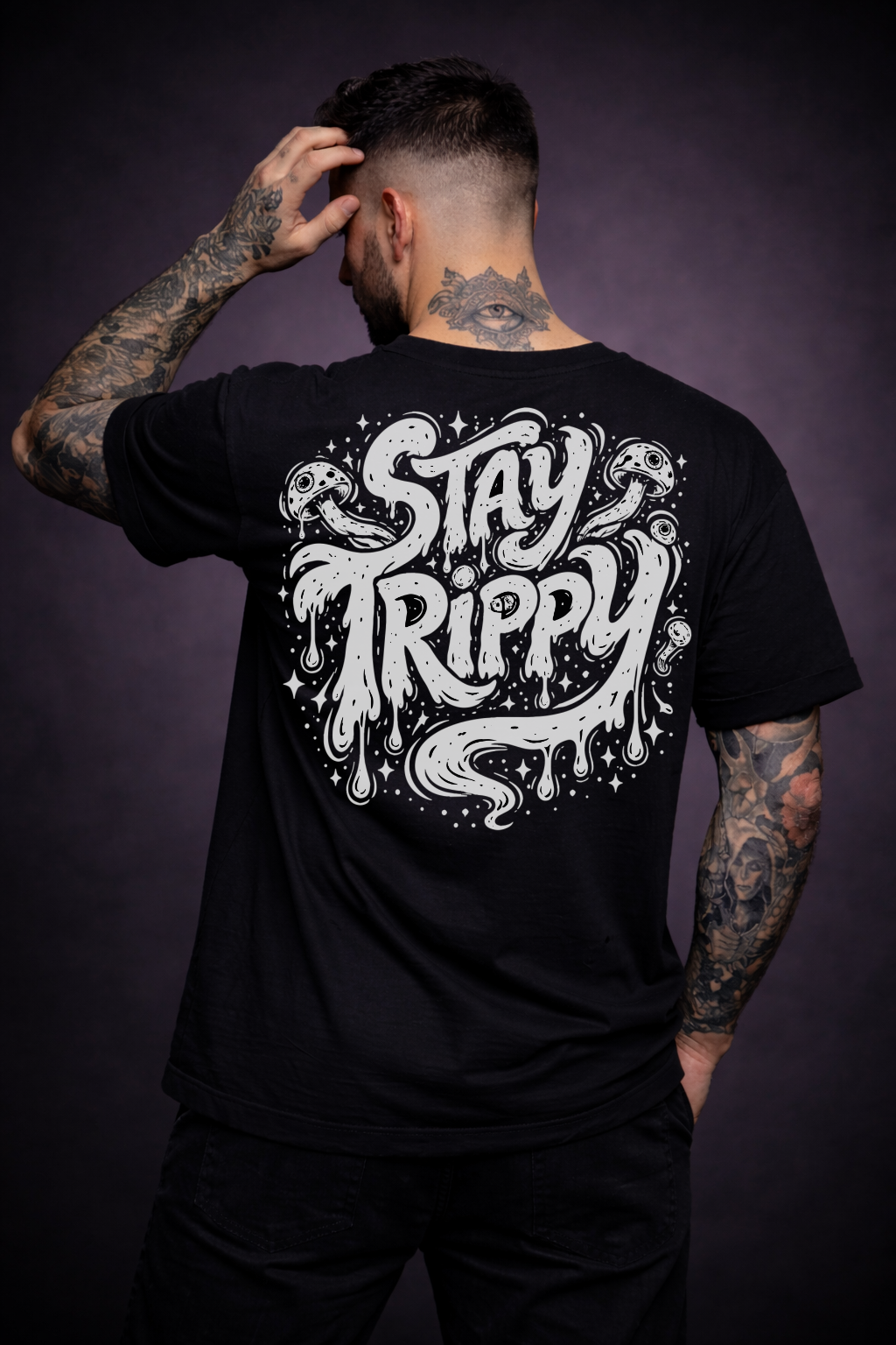 Stay Trippy Oversized Shirt