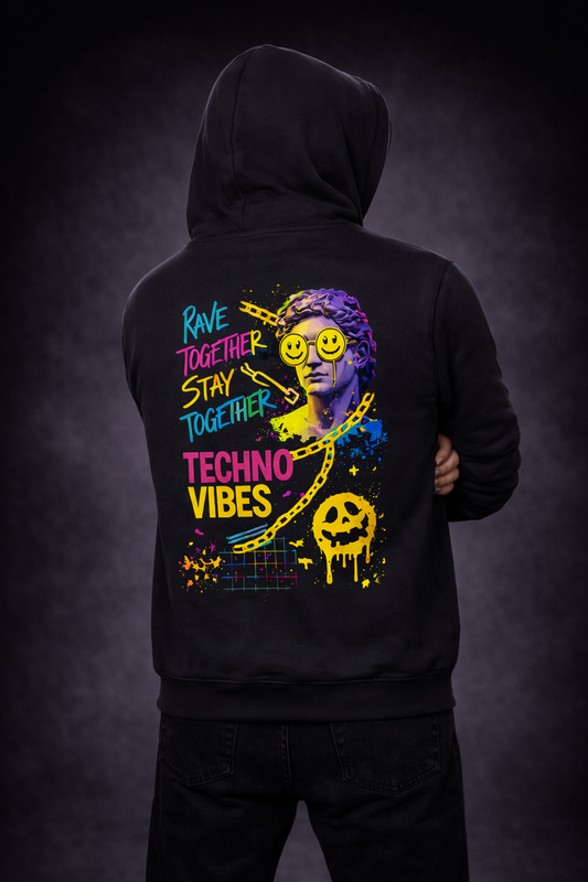 Techno Vibes Premium Hoodie