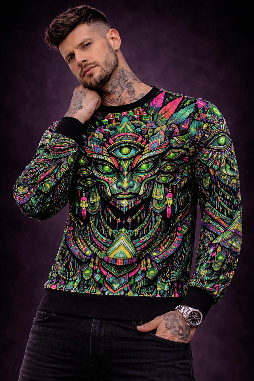 Alloverprint Sweatshirt