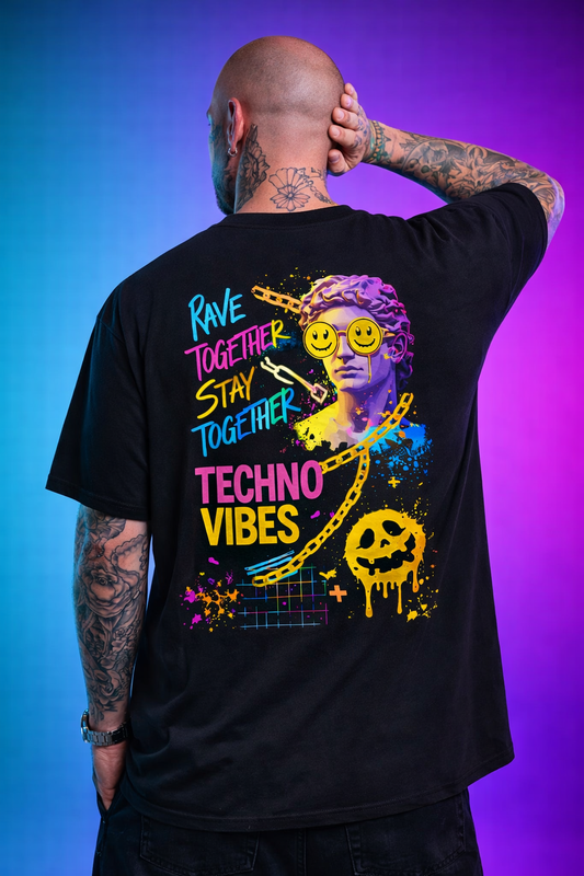 Techno Vibes Oversized Shirt