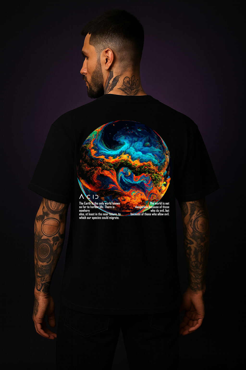 Acid World Oversized Shirt